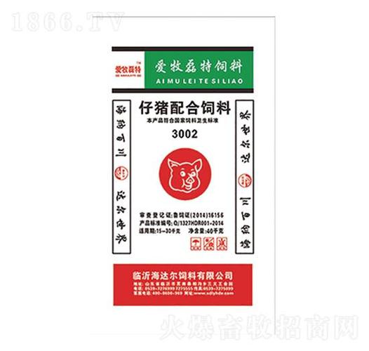 乳猪配合饲料-3002(40kg)(产品图片) - 火爆畜牧招商网【1866.tv】